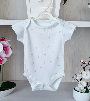 Marks and Spencer baby bodysuit for boys short sleeve baby bodysuit size 56 newborn new condition