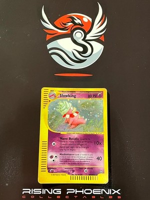 Rising Phoenix Pokemon - Slowking H22/H32 Aquapolis Holo Played Eng #2544
