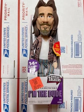 Big Lebowski Shelf Talkers The Dude  12" Talking Plush Doll Jakks Pacific New