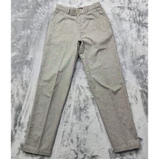 Vintage Riders Casuals Pants Womens 12L LONG Black Houndstooth High Rise Tapered