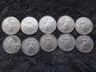 Lot of 10 2009 2010 $1 American Silver Eagle Brilliant Uncirculated