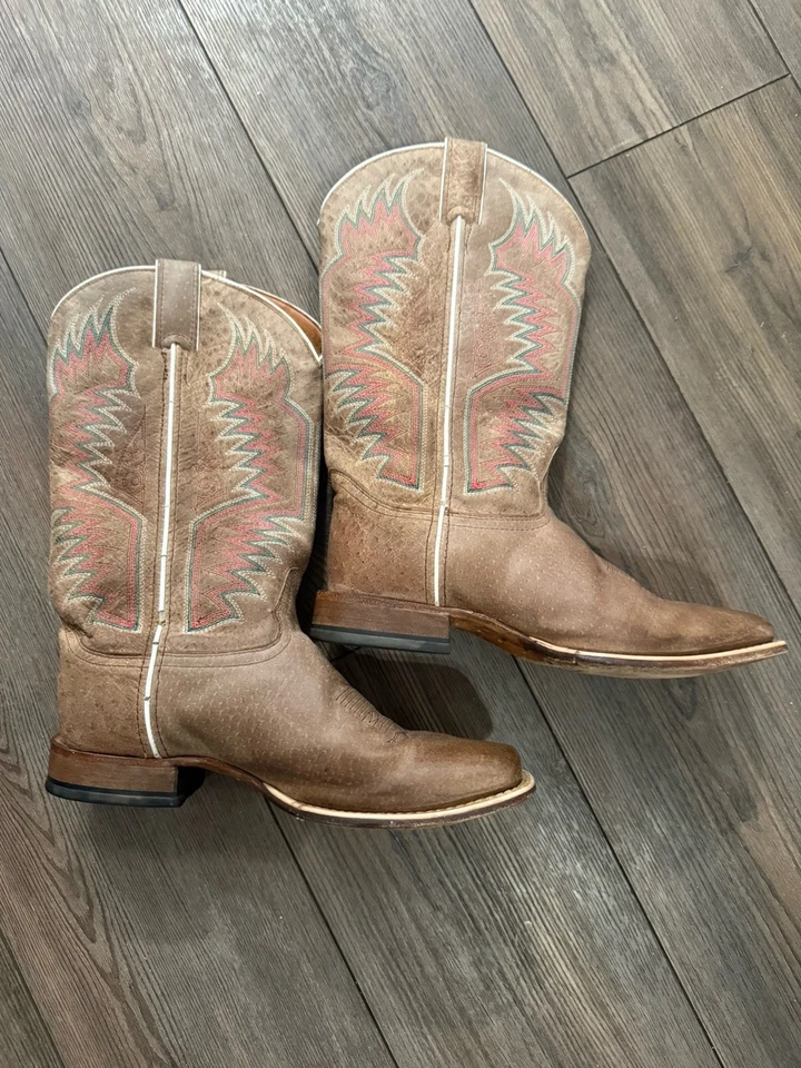 Botas Justin Kids’ Bent Rail 340JR Sierra Tostadas Talla 6C (Mujer 7.5) Estampado Avestruz Foto 3 de 4