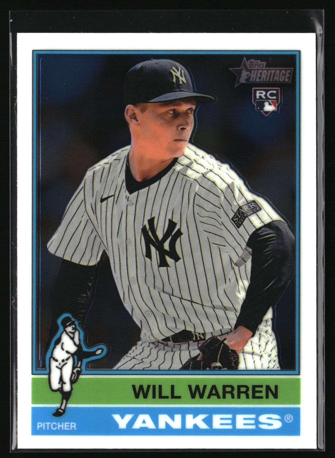 2025 Topps Heritage #281 Will Warren Chrome
