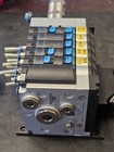 FESTO VALVE BANK WITH 5 VALVES + PRESSURE REGULATOR — photo 3
