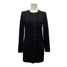 CHANEL - P72202 Black Cotton, polyamide Women's Cardigan