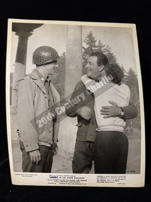 ORIGINAL '63 TAYLOR PALMER WUNDER DER WEISSEN HENGSTE KRIEGSFILM 10 X 8 PRESSEFOTO