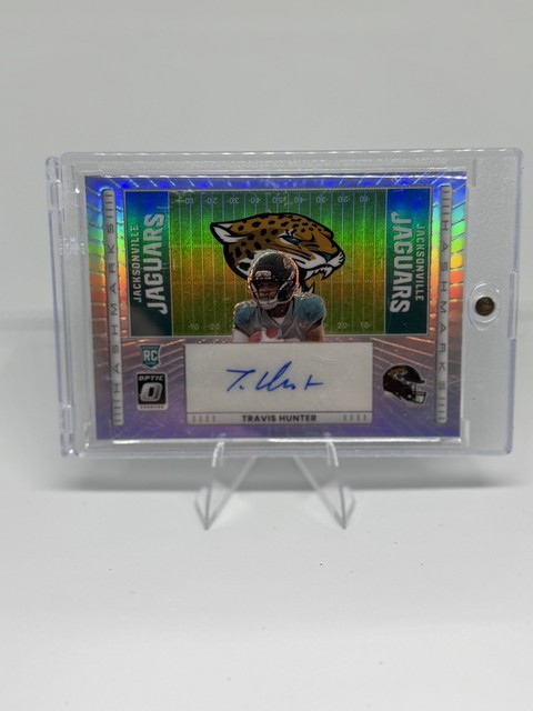 2025 Panini Donruss Optic - Hash Marks Travis Hunter #HM-TH (AU, RC)
