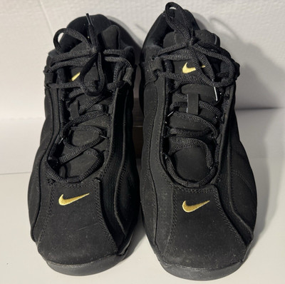 Nike VXT Nubuck ''Black Metallic Gold'' Low Top Lace Up Sneakers 313195-071
