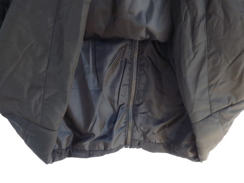 Autograph Puffer Vest 16 Womens Black Quilted Hood Pockets Zipper - Picture 10 of 11
