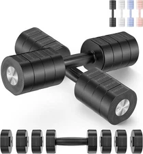 MERACH 4 in 1 Hand Weights Adjustable Dumbbell for Women at Home Exercise 8.8lb