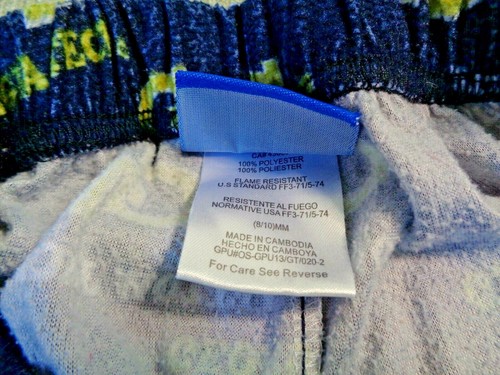 Georgia Tech Pajama Pants Youth Size Medium 8-10 Kids Navy & Gold Team Athletics - Picture 6 of 6