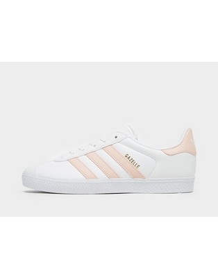 womens white adidas gazelle trainers