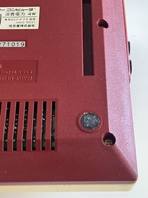 Nintendo Famicom Family Computer Console HVC-001 With SMB1 Game Tested & Working