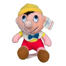 Vintage Walt Disney Pinocchio - Plush Stuffed Doll Toy - 8  Canasa - NEW w/ Tag