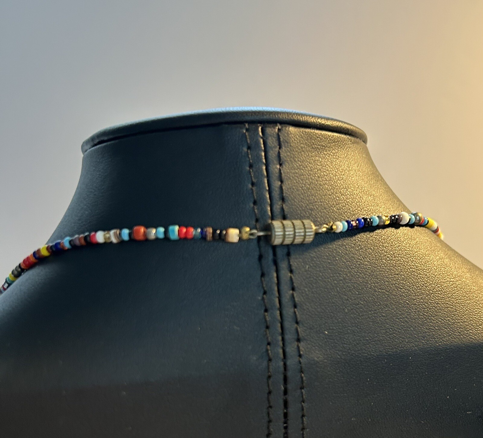 Native Artisan Crafted Multi Gemstone Bird Fetish… - image 6