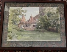 Edward Harrison COMPTON 1881-1960, Aquarell, signiert, datiert 07, Rothenburg