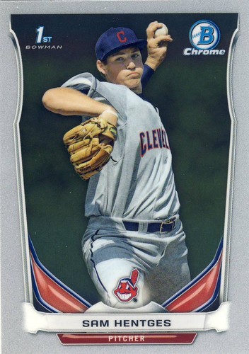 (57) 2014 Bowman Draft SAM HENTGES Rookie LOT ALL CHROME Indians CDP117 - 第 1/1 張圖片