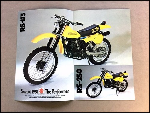 1981 Suzuki Rs 175 250 Rs175 Rs250 Bike Motorcycle Specification Brochure Folder Ebay 1981 Suzuki Rs 175 250 Rs175 Rs250 Bike Motorcycle Specification Brochure Folder Ebay