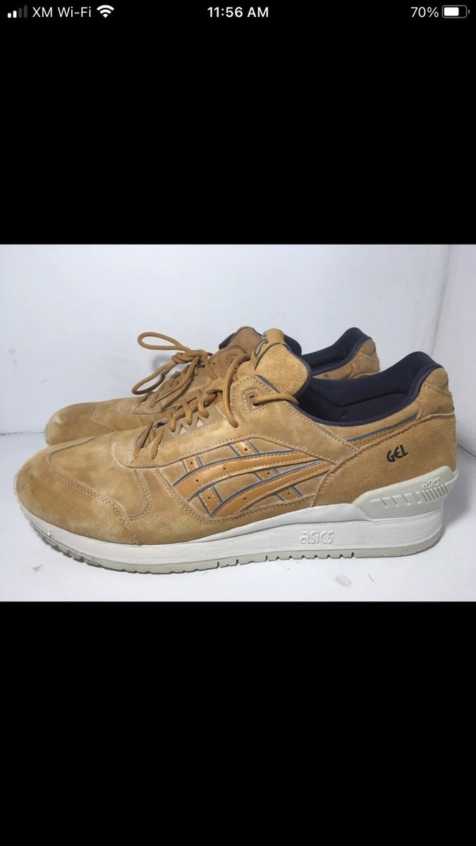 ASICS Gel Respector Tan Suede Casual Shoes Mens Size 13 | eBay display picture 3