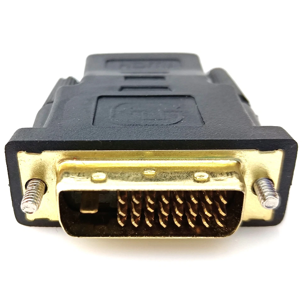 DVI-D 24+1 25pin to HDMI Port Adapter LCD Graphics Card Dual Way Video Converter - Image 2 of 4