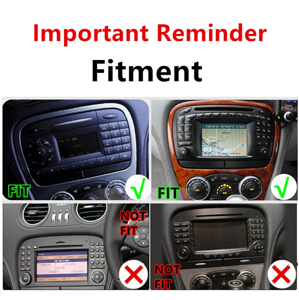 Radio estéreo de 7"" navegación GPS para Mercedes Benz SL R230 SL500 SL600 2001-2005 Foto 2 de 4