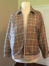 Beige Reversible Jacket With Check On Inside. Size 18. Similar To A Famous Make!