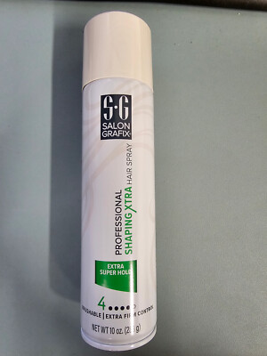 3 PACK Salon Grafix Professional Shaping Xtra Hair Spray Extra Super Hold 10 oz
