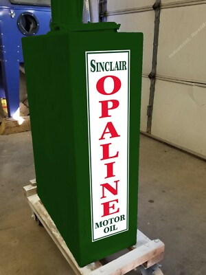 25'' x 6'' Sinclair Opaline Gas Oil Vinyl Decal Lubester Sides Oil Pump Lubster #2