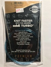 addi Turbo  Circular Knitting Needles Skacel USA US 1.5 2.75mm , 47 inch 120cm
