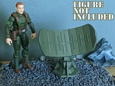 1/18 Scale Mobile Radar Antenna - Satellite Dish Station For 3.75" action figure