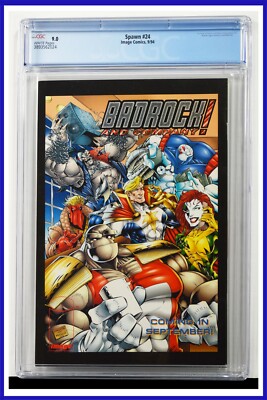 【未開封】Spawn The Classic Comic Covers 24 Spawn #24 CGC Graded 9.0 Image 1994 Todd McFarlane Cover White