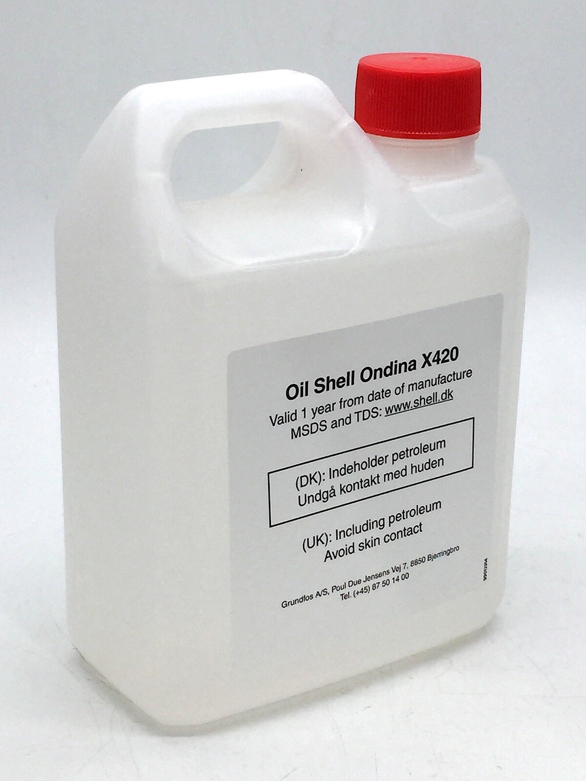 Grundfos 96586753 Kit Oil Ondina X420 1L Shell Ondina 919 Code 001E1425