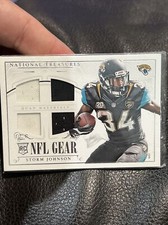 2014 National Treasures NFL Gear Materials Quad /99 Storm Johnson Rookie RC