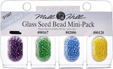 Mill Hill Seed Bead Mini-Pack, 4 colors 1007 cross stitch, embroidery
