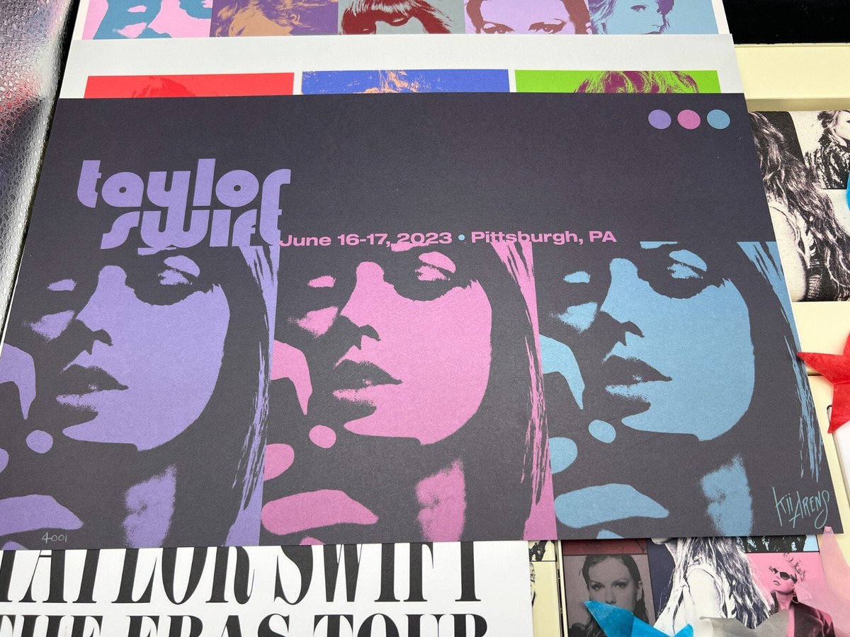 COMPLETE w/POSTERS Taylor Swift Eras Tour Pittsburgh, PA VIP
