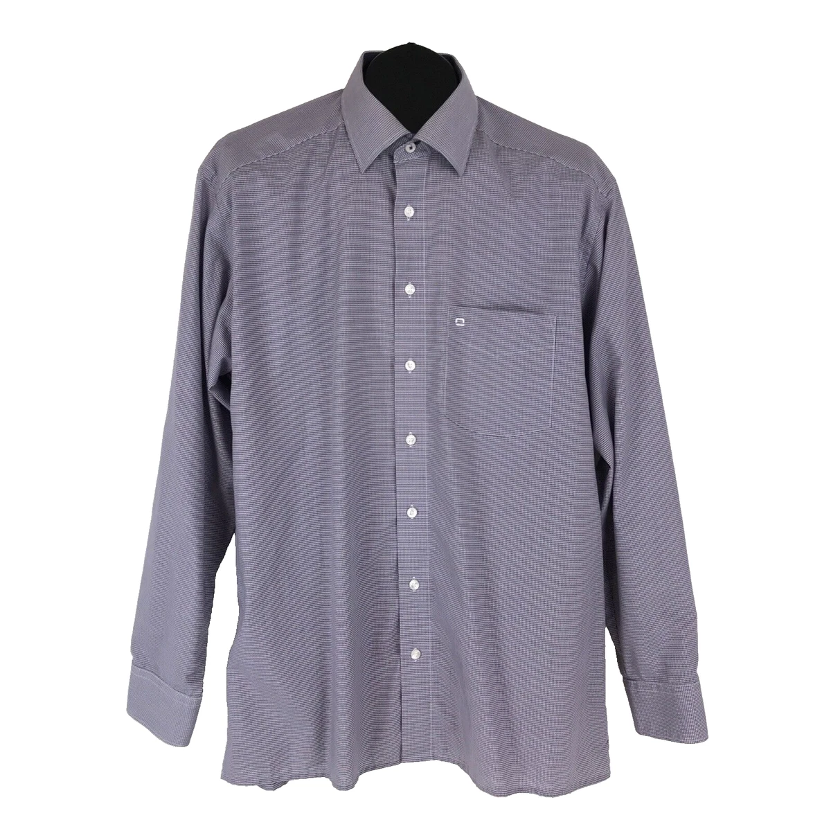 Camisa De Manga Larga Cómoda Estampada Clásica Para Hombres | Meses Sin
