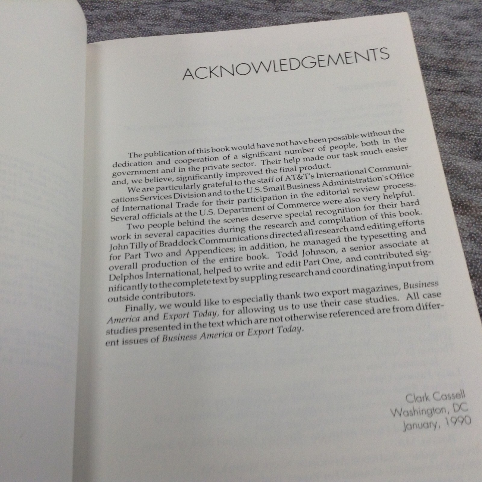 The World is Your Market, An Export guide for Small Businesses Paperback 1990 PB