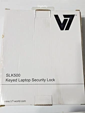 V7 SLK500-8N Keyed Laptop Security Lock / Computer Lock - NEW