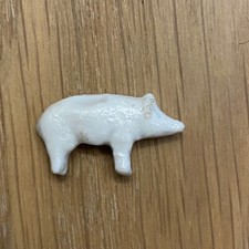 Fève ancienne polychrome ❤️ Santon 1ère 2ème Epoque - COCHON PORC - Broad Bean