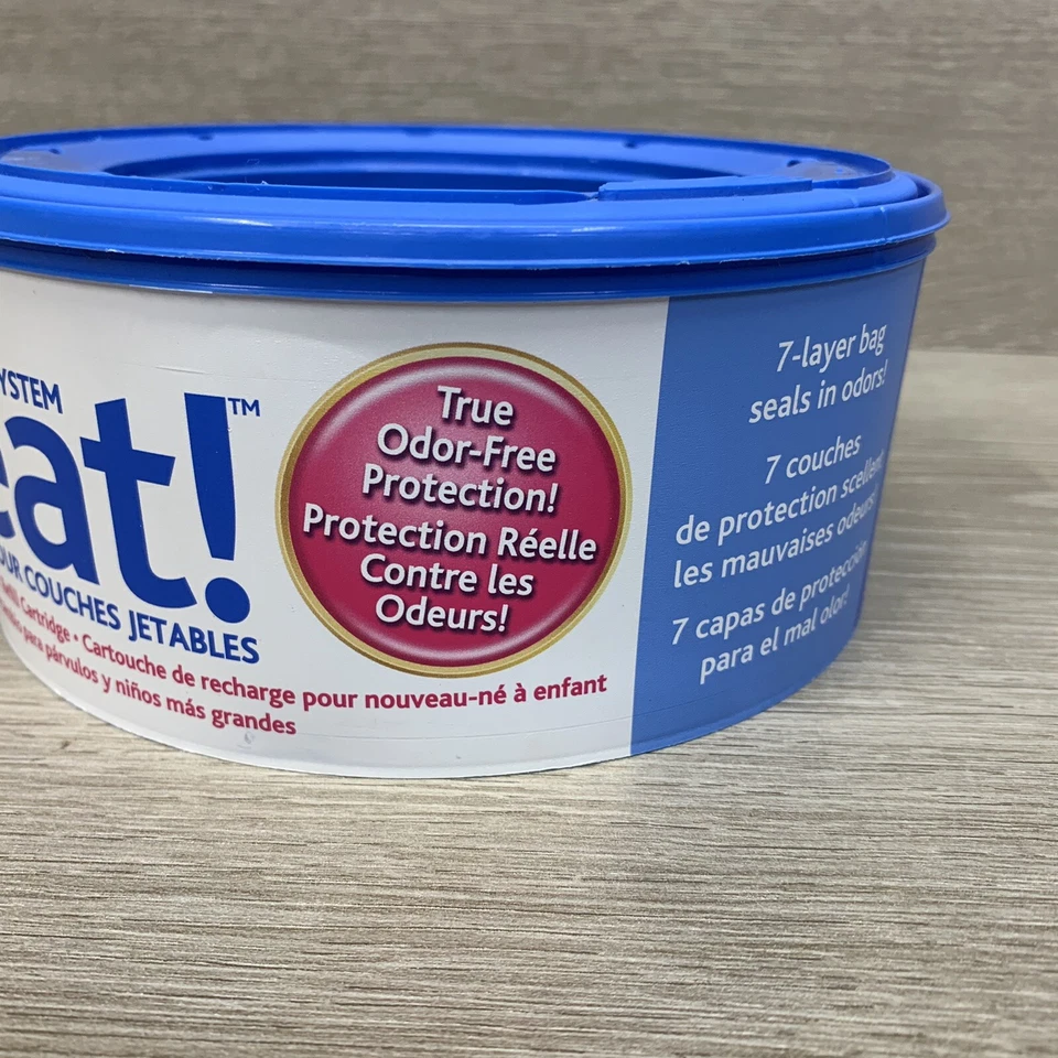 Safety First Peat! Sistema de eliminación de pañales cartucho de recarga capacidad 120 ¡Nuevo! Foto 2 de 4