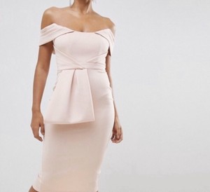 asos pale pink dress