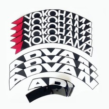 Yokohama Advan Permanent Tire Lettering Sticker 1.25 15-24 Wheels 4 Kits Yokohama Advan Permanent Tire Lettering Sticker 1.25 15-24 Wheels 4 Kits