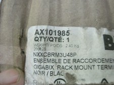 New Old Stock Belden ax101985 GIGABIX RACK MOUNT TERMINATION KIT 3U 48 PORTS