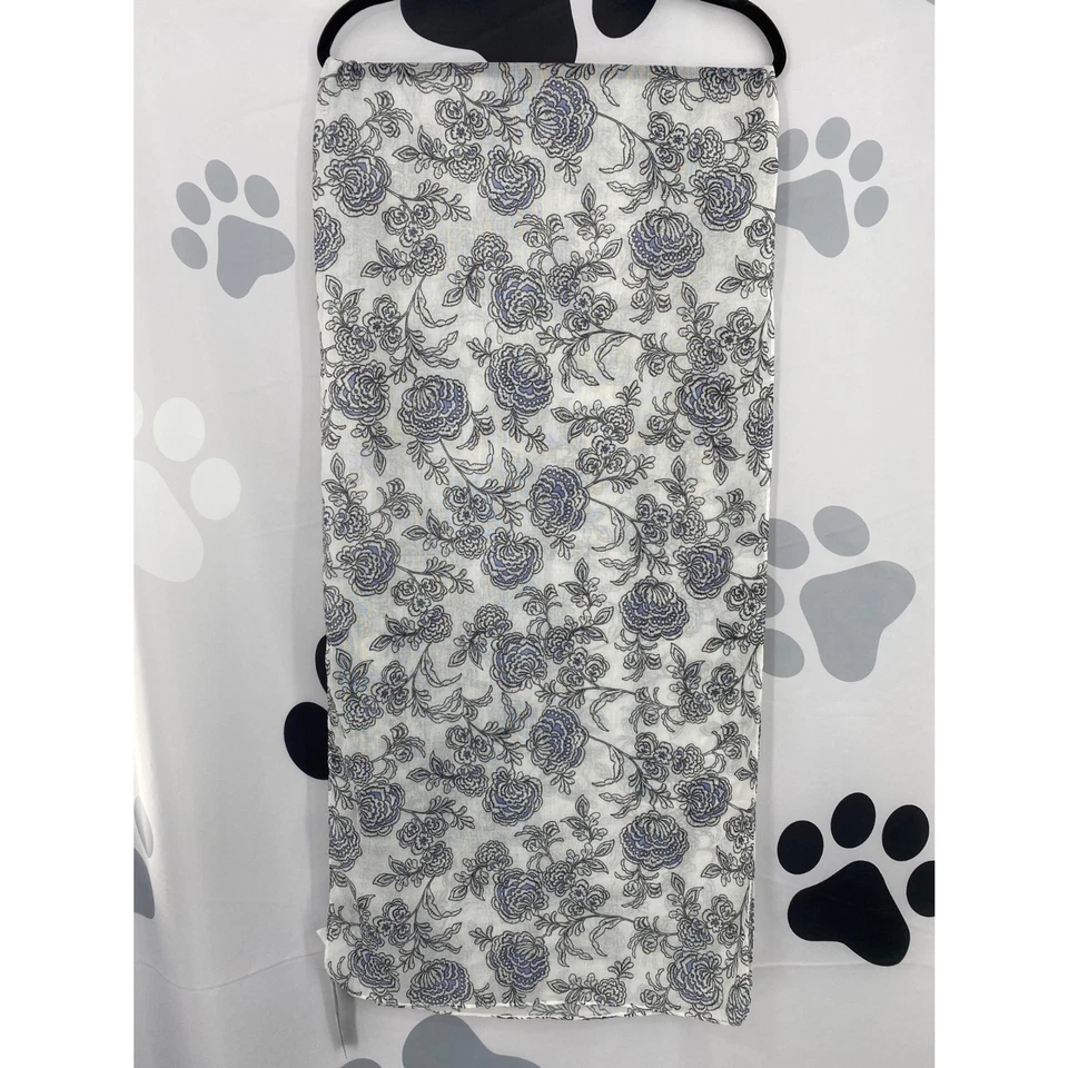 Echo 23 NWT Valencia Bi Color Floral Wrap Quick Dry Wrinkle Resist White OS New - Image 4 of 4