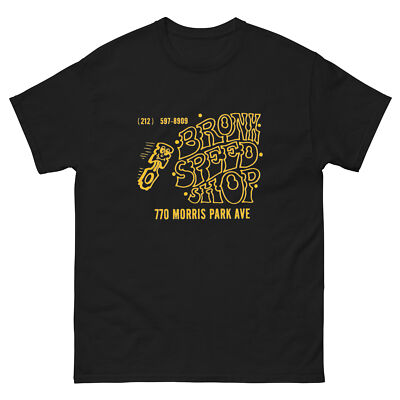 BRONX SPEED SHOP T SHIRT HOT ROD MUSCLE CAR GASSER NEW YORK