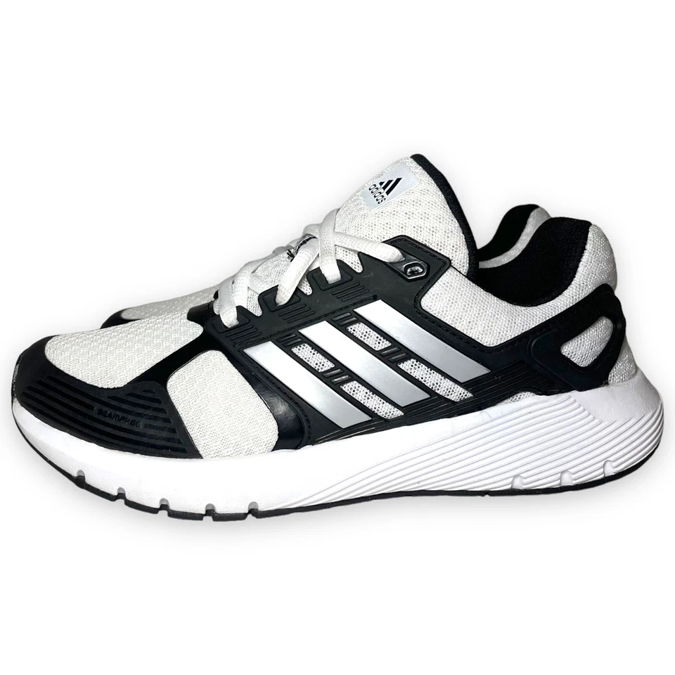 Adidas Duramo 8 Zapatos de Entrenamiento para Correr Gris Negro Blanco BA8093 Para Mujer Talla 6 EE. UU. Foto 4 de 4
