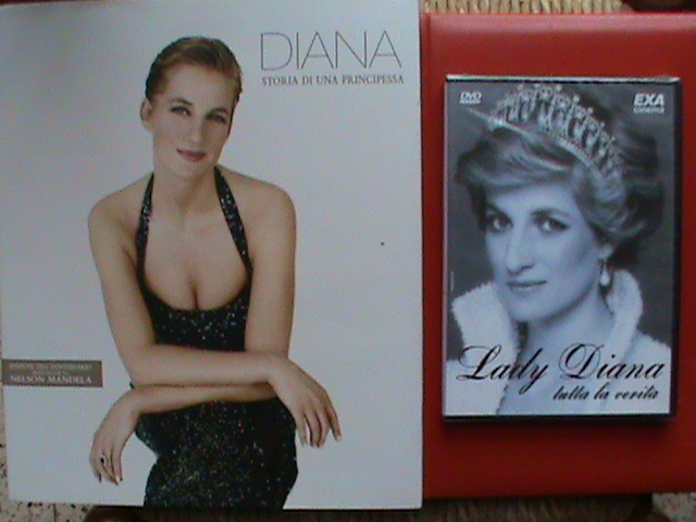 lady diana princess diana storia di una principessa libro nuovo 240 pagine dvd