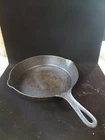 Antique Griswold No. 8 Cast Iron Skillet Large Block Logo 704G