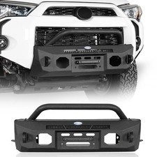 Stubby Front Bumper Winch Plate D Ring Mounts for Toyota 4Runner 2014-2024