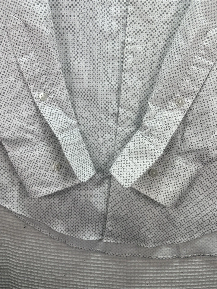 Para hombres Van Heusen Cuello Flexible Calce Ajustado Elástico Talla 15 32/33 Sin Arrugas Foto 3 de 4